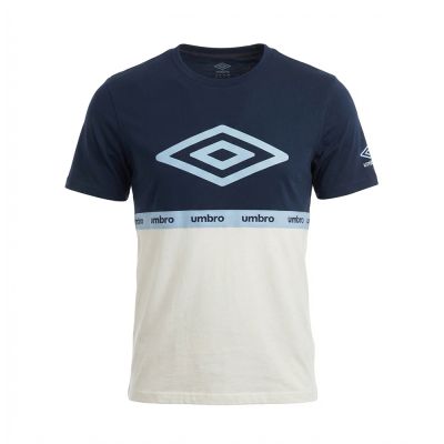 T-SHIRTS UMBRO ORIGINAL HOMME BLEU COTON